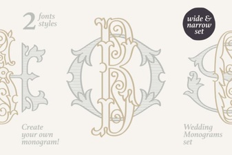 Design Your Perfect Wedding Monogram Font Style