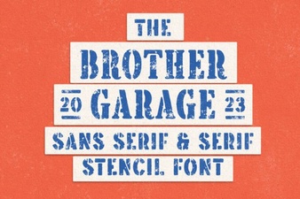 Brother Garage: Free Font for Creative Projects