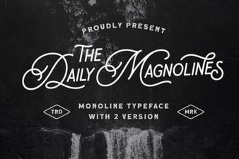 Daily Magnolines Font Download for Design Projects