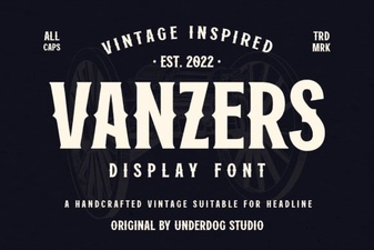 Vanzers Font: Modern Design for Your Projects