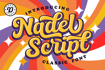 Design with Nadel Script Font