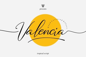 Valencia Font: Elegant Typography for Your Designs