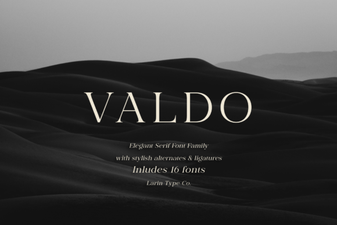 The Valdo Font: a Clean, Modern Sans-Serif